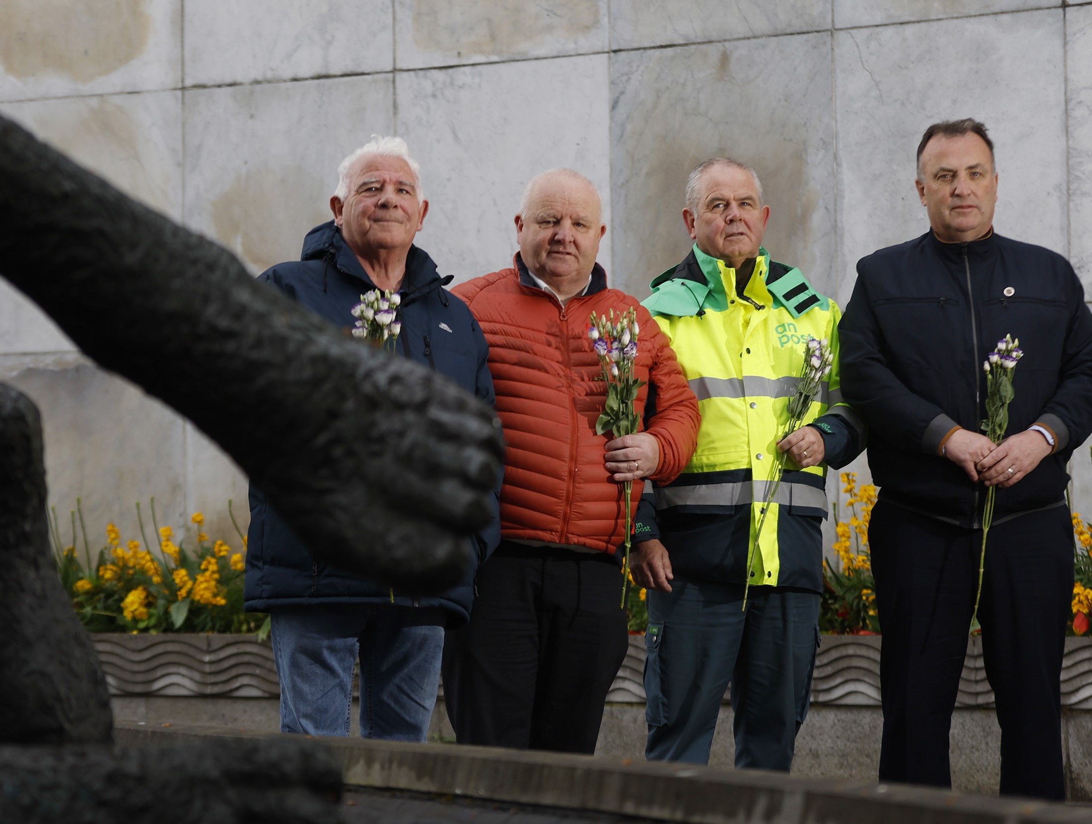 WMD Men with flowers