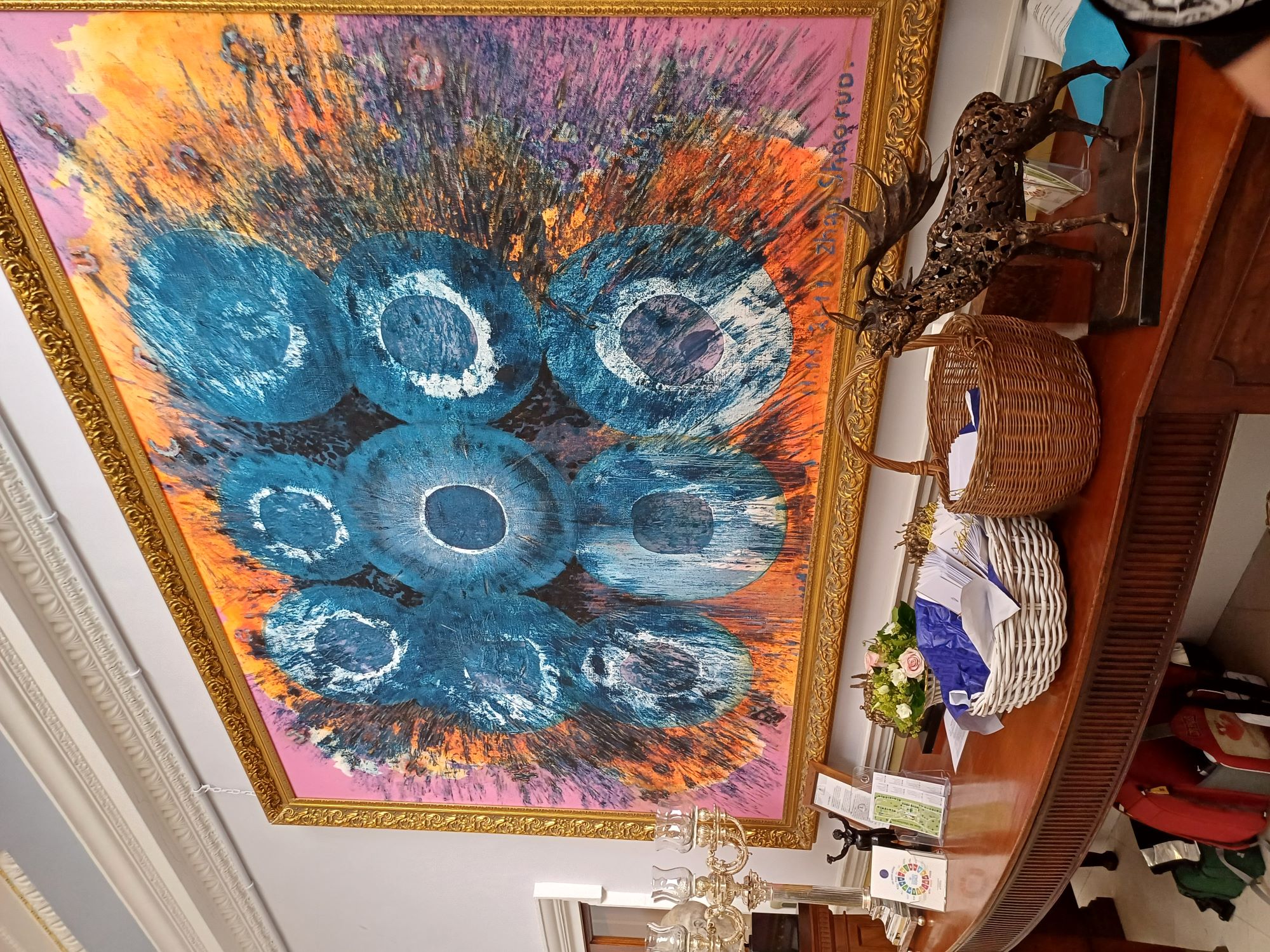 garden party painting