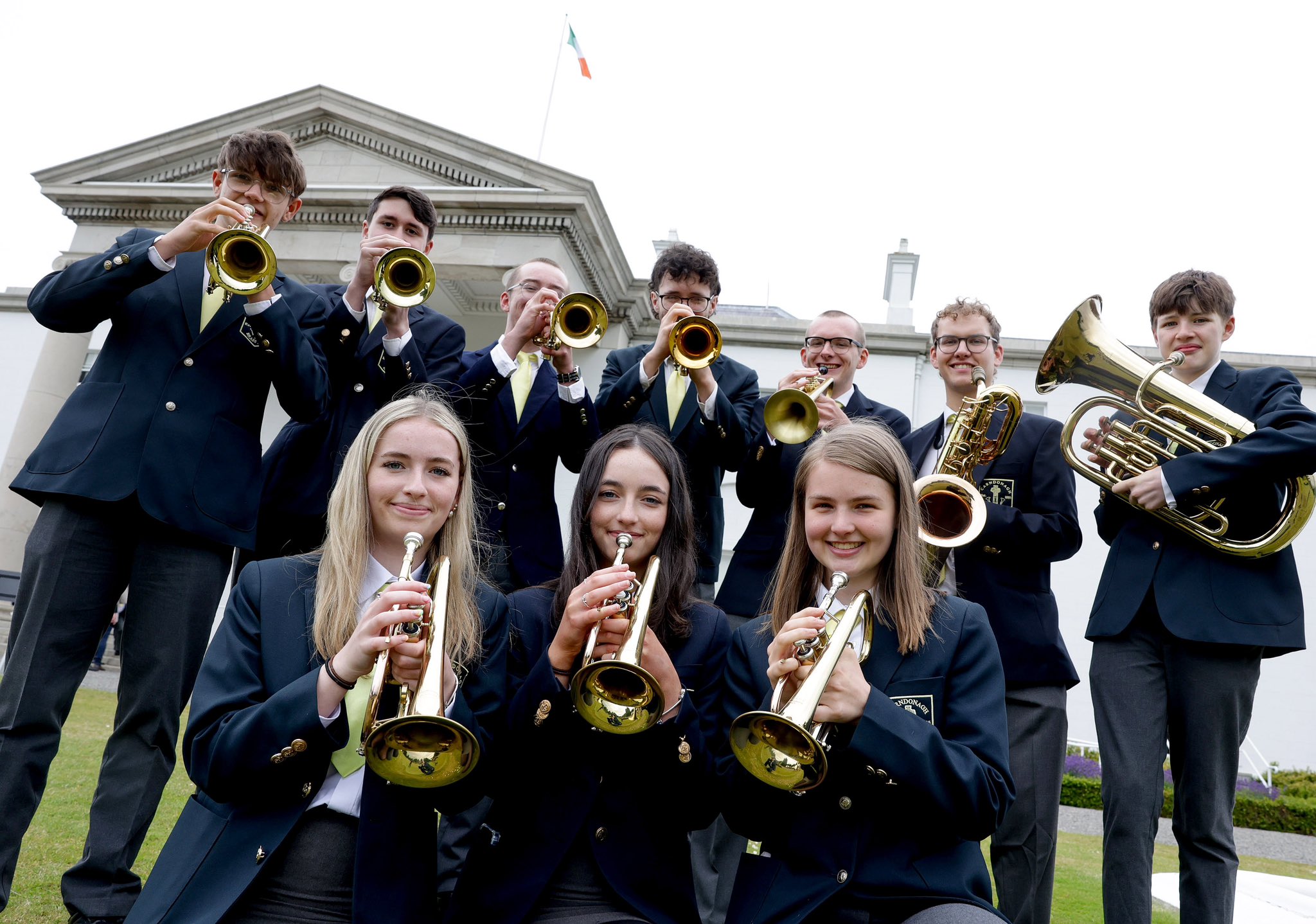 President garden party brass