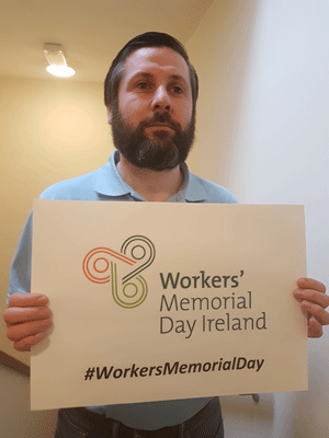Workers memorial day sign