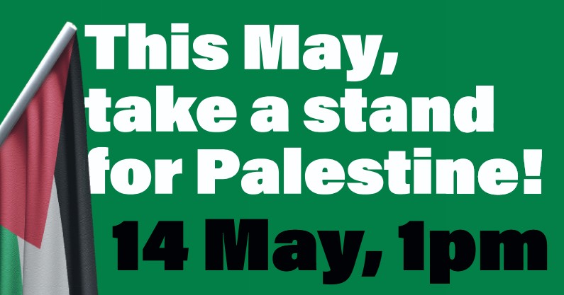 14 May Protest Palestine