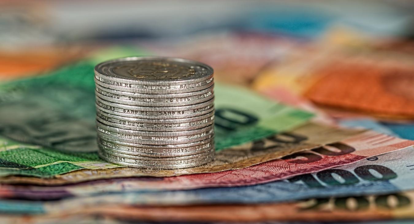 Coins and banknotes, money, finance, economy
