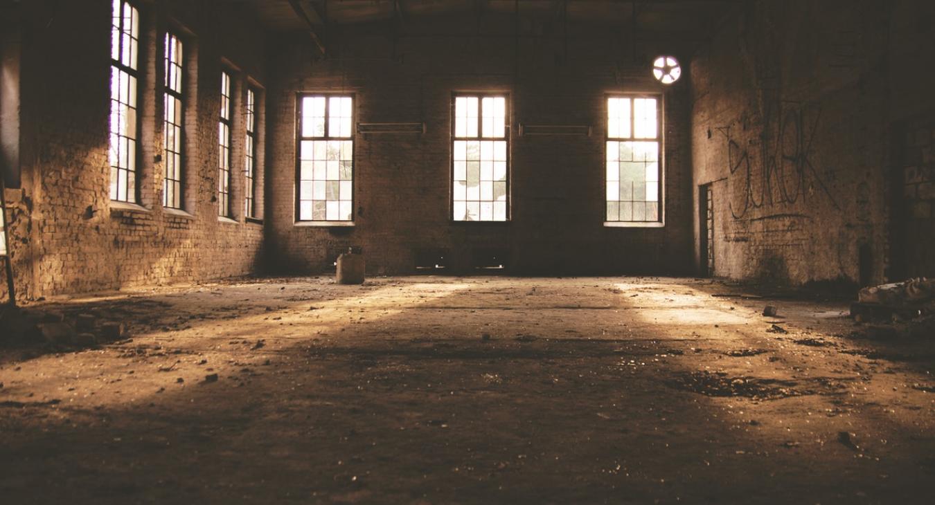empty warehouse industry