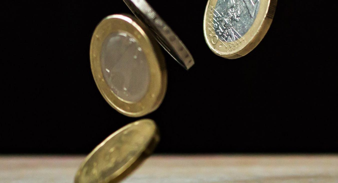 Euros coins economy finance