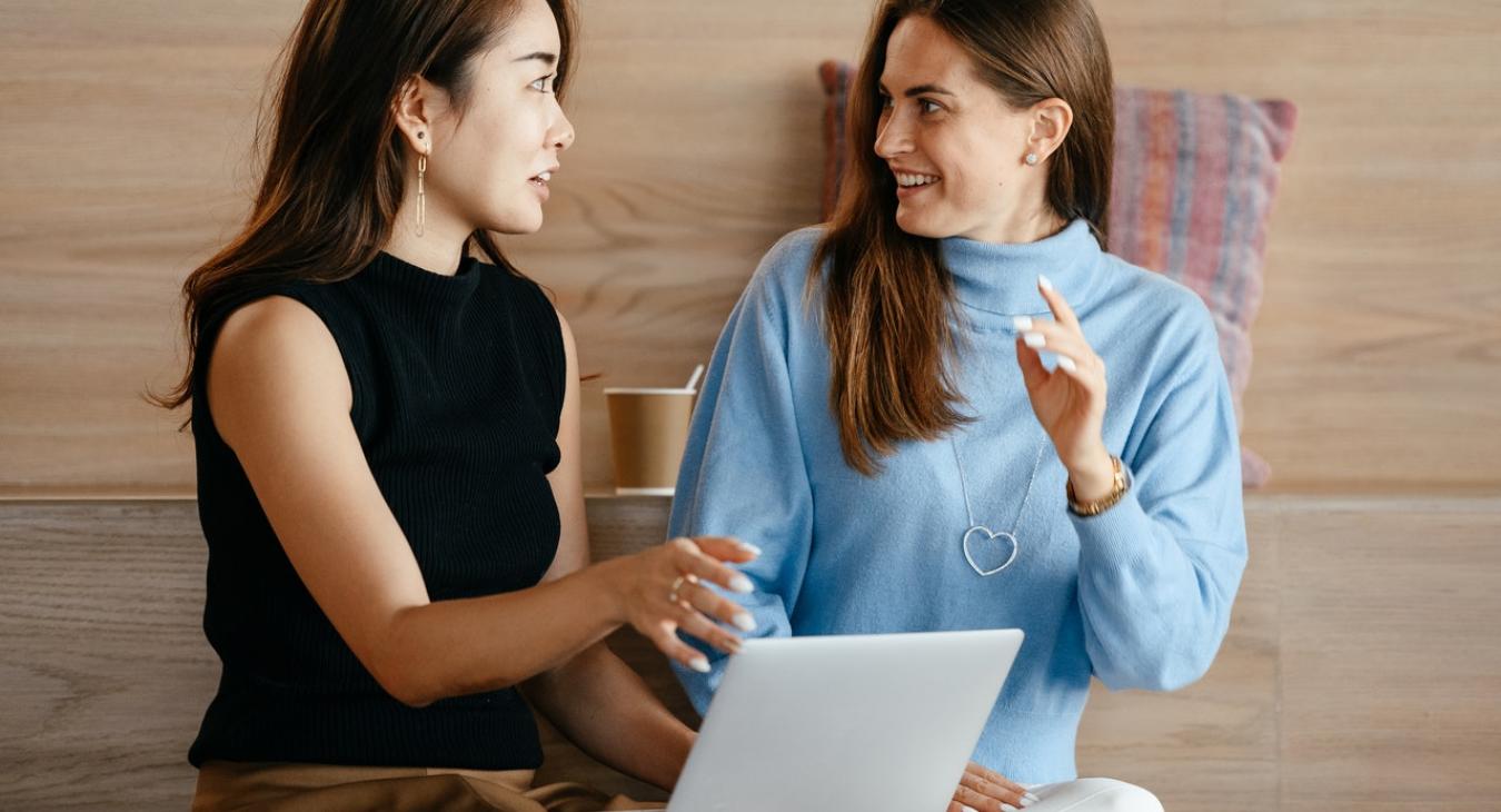 workplace women meeting