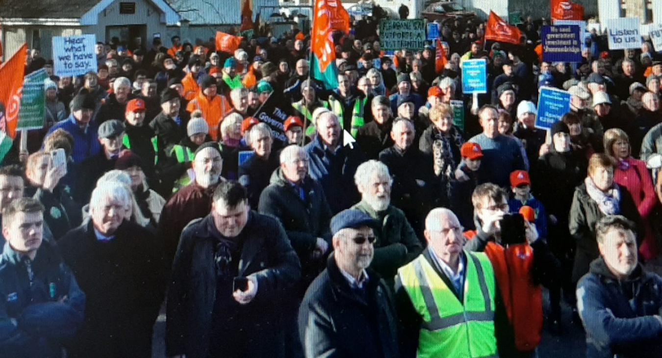 Shannonbridge Protest March