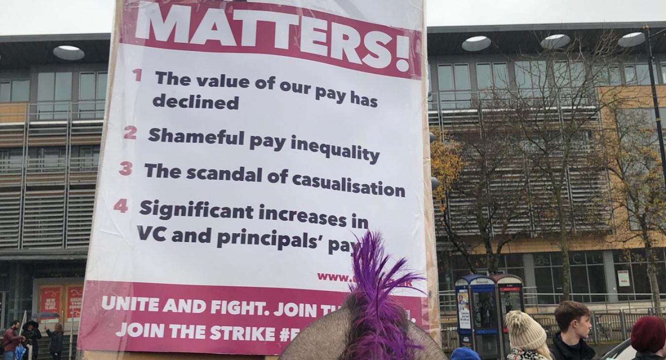 Pay protest