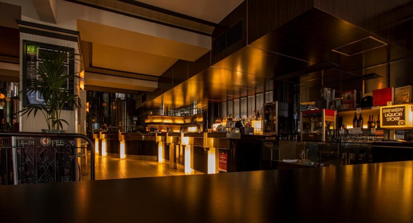 Bar at night