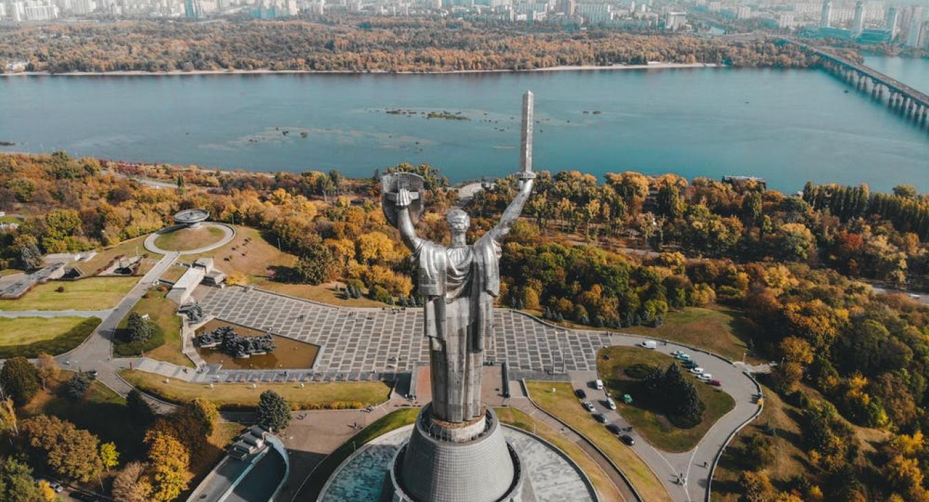 view of Kiev and Ukraine