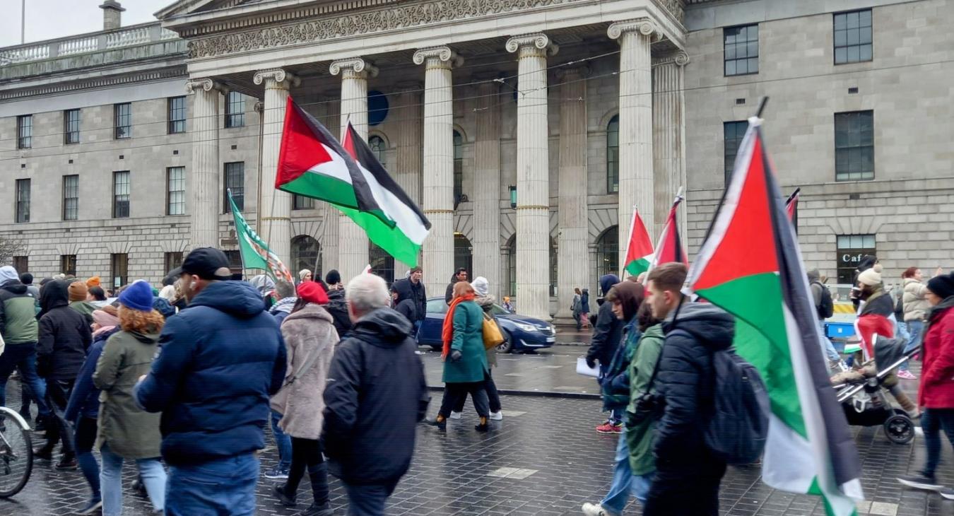 Palestine demo photo gpo